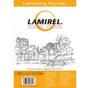 Пленка для ламинирования Fellowes Lamirel LA-7865801 А4 100мкм 100шт.
