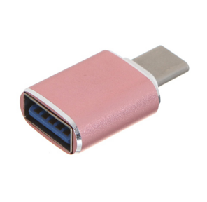 GCR Переходник USB Type C на USB 3.0,  M / AF,  розовый,  GCR-52300
