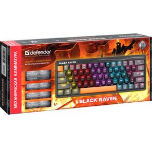 Клавиатура MECHANICAL BLK RAVEN GK-417 RU RGB 45414 DEFENDER