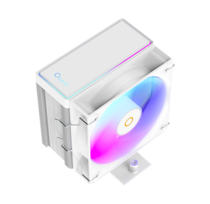 Кулер для процессора Ocypus Gamma A40 WH ARGB,  100mm ARGB FAN,  Top ARGB Panel,  4 HEAT PIPES,  4-PIN PWM,  600-2400 RPM,  29DBA,  HYDRO BEARING,  LGA115X / 1200 / 1700 / 18XX,  AM4 / AM5