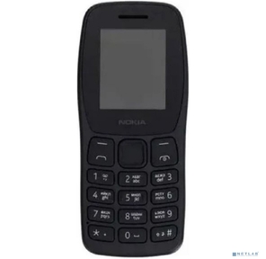 Мобильный телефон NOKIA 105 TA-1416 DS EAC2+ CHARCOAL  (SP01Z07Z1947Y)