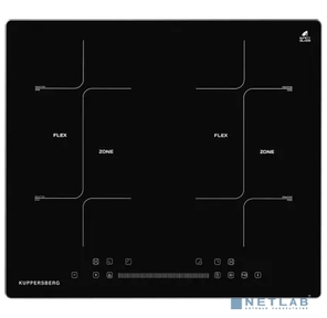 Встраиваемая варочная панель /  Индукция,  60 см,  4 конфорки,  черный цвет