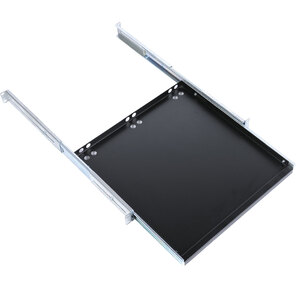 Полка выдвижная ЦМО ТСВ-К4-9005 клавиатурная с телескопическими направляющими регулируемая глубина 580-620 мм черный