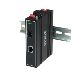 OSNOVO Промышленный компактный медиаконвертер GE,  1 x GE  (10 / 100 / 1000Base-T),  1 x GE SFP  (1000Base-X)