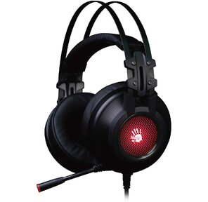 Наушники с микрофоном A4 Bloody G525 черный 2м мониторы оголовье  (G525 BLACK)