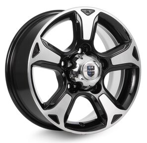 Легковой диск КиК 7, 0 / 16 5*139, 7 Алмаз черный