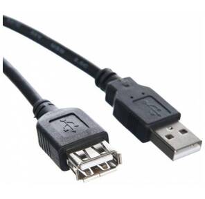 Кабель удлинительный TELECOM USB2.0 <Am-->Af> 1, 5 м черный.