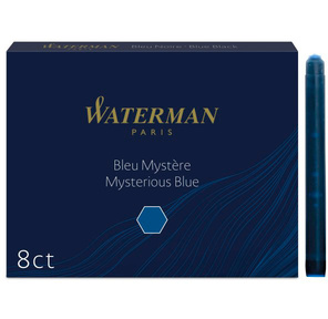 Картридж Waterman Standard  (CWS0110910) синие чернила для ручек перьевых  (8шт)