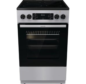 Плита Электрическая Gorenje GEC5C41SG серый стеклокерамика  (без крышки)