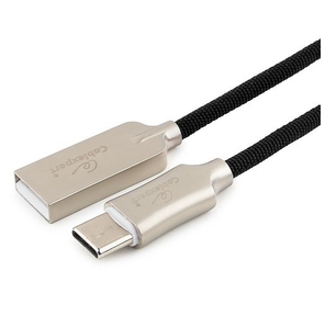 Cablexpert Кабель USB 2.0 CC-P-USBC02Bk-1.8M AM / Type-C,  серия Platinum,  длина 1.8м,  черный,  блистер