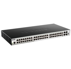 D-Link DGS-1510-52X / A2A,  L2+ Smart Switch with 48 10 / 100 / 1000Base-T ports and 4 10GBase-X SFP+ ports.16K Mac address,  802.3x Flow Control,  802.3ad Link Aggregation,  802.1Q VLAN,  Traffic Segmentation