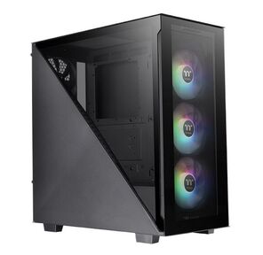 Корпус Thermaltake Divider 300 TG ARGB черный без БП ATX 2x120mm 2xUSB3.0 audio front door bott PSU