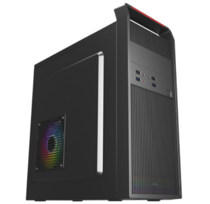 Корпус для ПК ACD Coffre 102N mATX,  Black,  80mm rear FAN,  w / o PSU