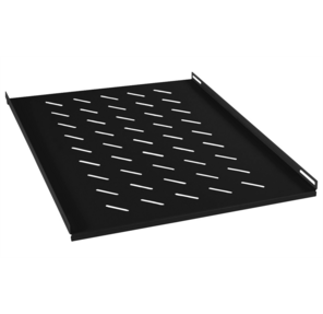 Cabeus SH-J018-FC-1000-BK Полка 19" перфорированная глубиной 700 мм для напольных шкафов глубиной 1000 мм,  цвет черный  (RAL 9004)