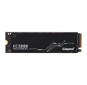 Kingston SKC3000S / 1024G SSD KC3000,  1024GB,  M.2 (22x80mm),  NVMe,  PCIe 4.0 x4,  3D TLC,  R / W 7000 / 6000MB / s,  IOPs 900 000 / 1 000 000,  DRAM buffer 1024MB,  TBW 800,  DWPD 0.71,  with Heat Spreader