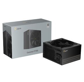 Блок питания 750W Ocypus Gamma P750 BK  (ATX,  80+,  APFC,  20+4 pin,  120mm fan,  PCI-E 6+2Px4,  6xSATA)  (Gamma-P750-W1HDBK024X-EU)
