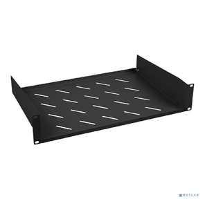 Cabeus SH-J017-2U-315-BK ПОЛКА 19" ПЕРФОРИРОВАННАЯ КОНСОЛЬНАЯ 2U ГЛУБИНА 315 ММ,  ЦВЕТ ЧЕРНЫЙ