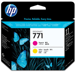 Печатающая головка HP 771 Designjet  (пурпурный / желтый)
