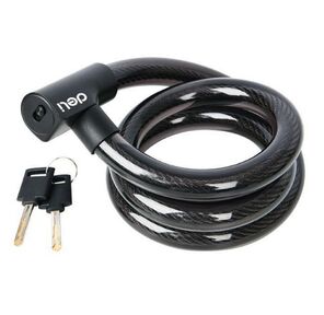 Замок Deli Замок тросовый велосипедный Deli DL508063 15*1200 мм,  два ключа,  держатель на раму