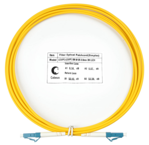 Cabeus FOP (s)-9-LC-LC-3m Шнур оптический simplex LC-LC 9 / 125 sm 3м LSZH