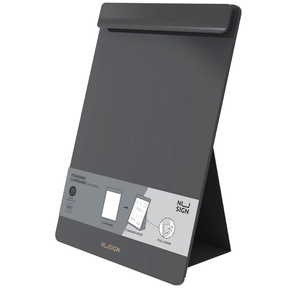 Папка-планшет Deli Nusign ENS503 BLACK A4 пенополипропилен черный на подставке