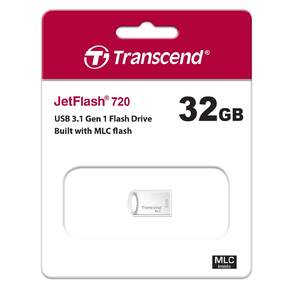 Флеш-накопитель Transcend 32GB JETFLASH 720 MLC,  Silver