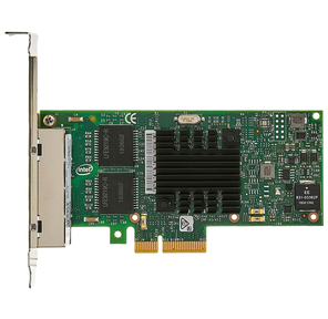 Сетевая карта /  Intel® Ethernet Server Adapter I350-T4,  4 x Gbit Ports RJ-45,  PCI-E x4,  iSCSI,  NFS,  VMDq