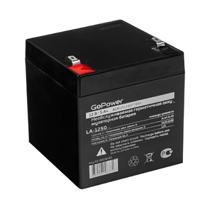 Аккумулятор свинцово-кислотный GoPower LA-1250 12V 5Ah