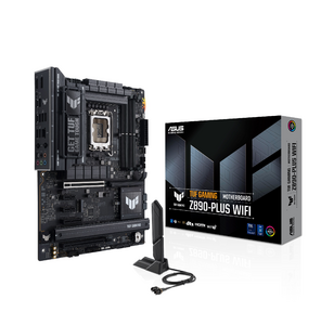 ASUS TUF GAMING Z890-PLUS WIFI,  LGA1851,  Z890,  4*DDR5,  4*SATA,  4*M.2,  6*USB 3.2,  Type-C,  2*PCIx16,  1*PCIx4,  2*PCIx1,   Thunderbolt™ 4,  HDMI+DP,  ATX
