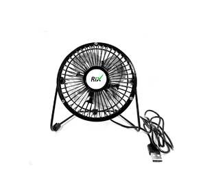 Вентилятор бытовой настольный Rix RDF-1501USB,  цвет черный