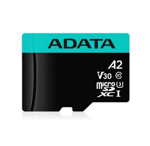 Флеш карта microSDHC 512Gb Class10 A-Data AUSDX512GUI3V30SA2-RA1 Premier Pro + adapter