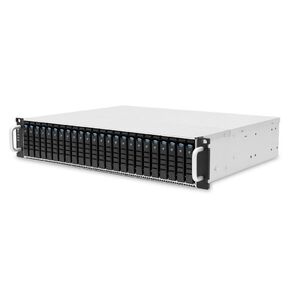 Корпус AIC XJ1-20247-02 2U 24x 2.5" hot-swap bays,  hot-swap JBOD with dual SAS 24G expander controller,  dual BMC,  tool-less HDD tray,  800W 1+1 hot-swap redundant 80+ Platinum,  tool-less rail kit  (4X series)
