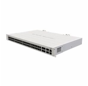 Коммутатор MikroTik Cloud Router Switch 354-48G-4S+2Q+RM with 48 x Gigabit RJ45 LAN,  4 x 10G SFP+ cages,  2 x 40G QSFP+ cages,  RouterOS L5,  1U rackmount enclosure,  Dual redundant PSU