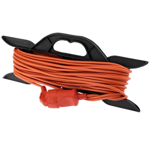 Удлинитель-шнур на рамке PROconnect ПВС 2х0.75,  20 м,  б / з,  6 А,  1300 Вт,  IP20,  оранжевый  (Сделано в России)