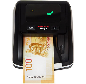 Детектор банкнот DoCash Vega 13566 автоматический рубли АКБ