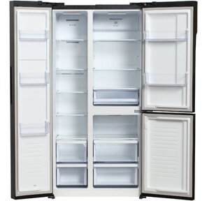 Холодильник Hyundai CS5073FV графит  (трехкамерный)