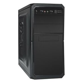 Exegate EX284027RUS Корпус Minitower BA-202 Black,  mATX,  <без БП>,  2*USB,  Audio