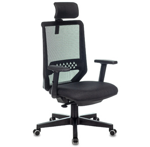 Кресло руководителя Бюрократ Expert черный TW-01 38-418 сетка / ткань с подголов. крестовина пластик