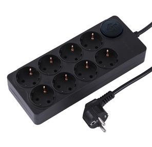 Сетевой фильтр Ippon BK-8-EU-5-16-B 5м  (8 розеток) черный  (коробка)