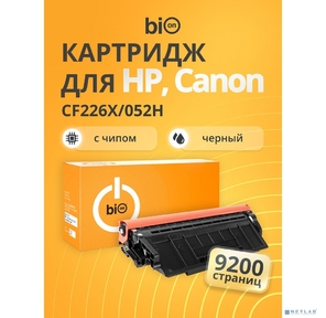 Bion BCR-CF226X / 052H-WB Картридж для HP LJ Pro M402dn / M402n / M426dw / M426fdn / M426fdw  (9'200стр.) Белая коробка