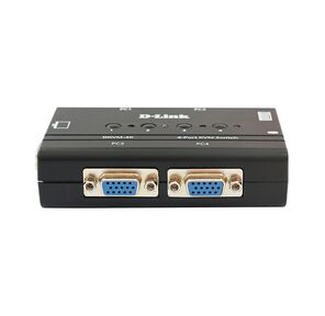 Переключатель D-Link 4-портовый KVM-переключатель с портами VGA и PS / 2