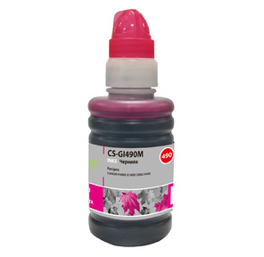 Чернила Cactus CS-GI490M пурпурный 100мл для Canon PIXMA G1400,  G2400,  G3400