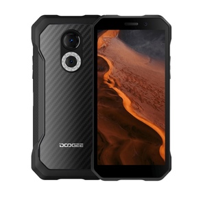 Doogee S61 Carbon Fiber,  6'' 720x1440,  4x2.3ГГц + 4x1.8ГГц,  8 Core,  6GB RAM,  64GB,  up to 512GB flash,  20 МП+20 МП / 8Mpix,  2 Sim,  2G,  3G,  LTE,  BT v5.0,  Wi-Fi,  NFC,  GPS,  Type-C,  5180mAh,  Android 12,  266 г,  167, 4 ммx81.4 ммx14, 6 мм