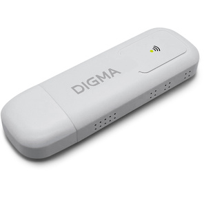 Модем 3G / 4G Digma Dongle WiFi DW1960 USB Wi-Fi Firewall +Router внешний белый