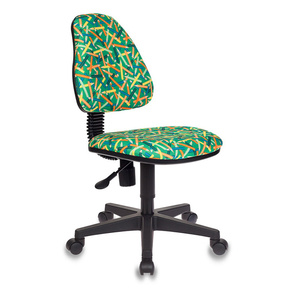 Кресло детское Бюрократ KD-4 / PENCIL-GN зеленый карандаши