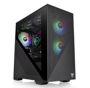 Корпус Thermaltake Divider 170 TG ARGB / Black CA-1S4-00S1WN-00  / Win / SPCC / Tempered Glass*1 / 120mm ARGB PWM Fan*2