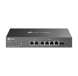 TP-Link ER707-M2 VPN-маршрутизатор Omada с мультигигабитными портами, 1 x RJ45 WAN 2, 5 Гбит / с,  1 x RJ45 WAN / LAN 2, 5 Гбит / с,  1 x SFP WAN / LAN,  4 гиг. порта RJ45 WAN / LAN,  1 порт USB 2.0