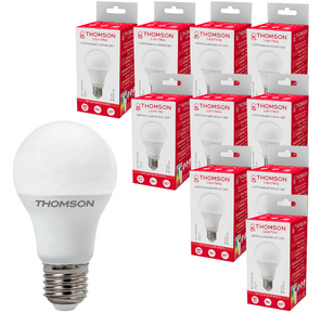 Лампа светодиодная Thomson B2004 9Вт цок.:E27 груша 220B 4000K св.свеч.бел.нейт. A60  (упак.:10шт)  (TH-B2004-10)