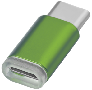Greenconnect Переходник USB Type C на micro USB 2.0,  M / F,  Greenconnect,  зелёный,  GCR-UC3U2MF-Green (GCR-UC3U2MF-Green)