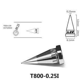 Аксессуары для пайки Atten Паяльное жало ,  T800-0.25I
